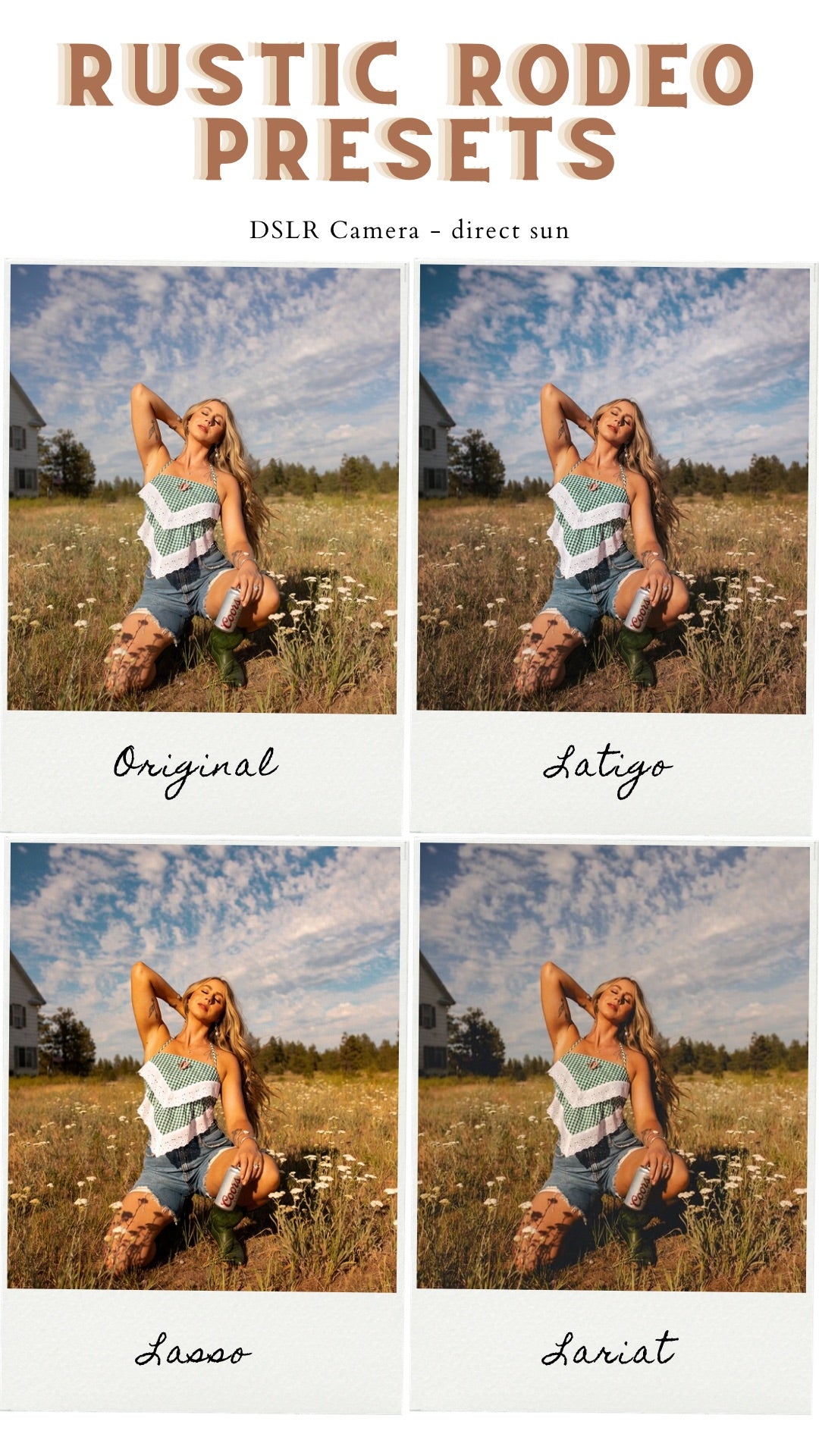 Rustic Rodeo Presets – Shop West Desperado