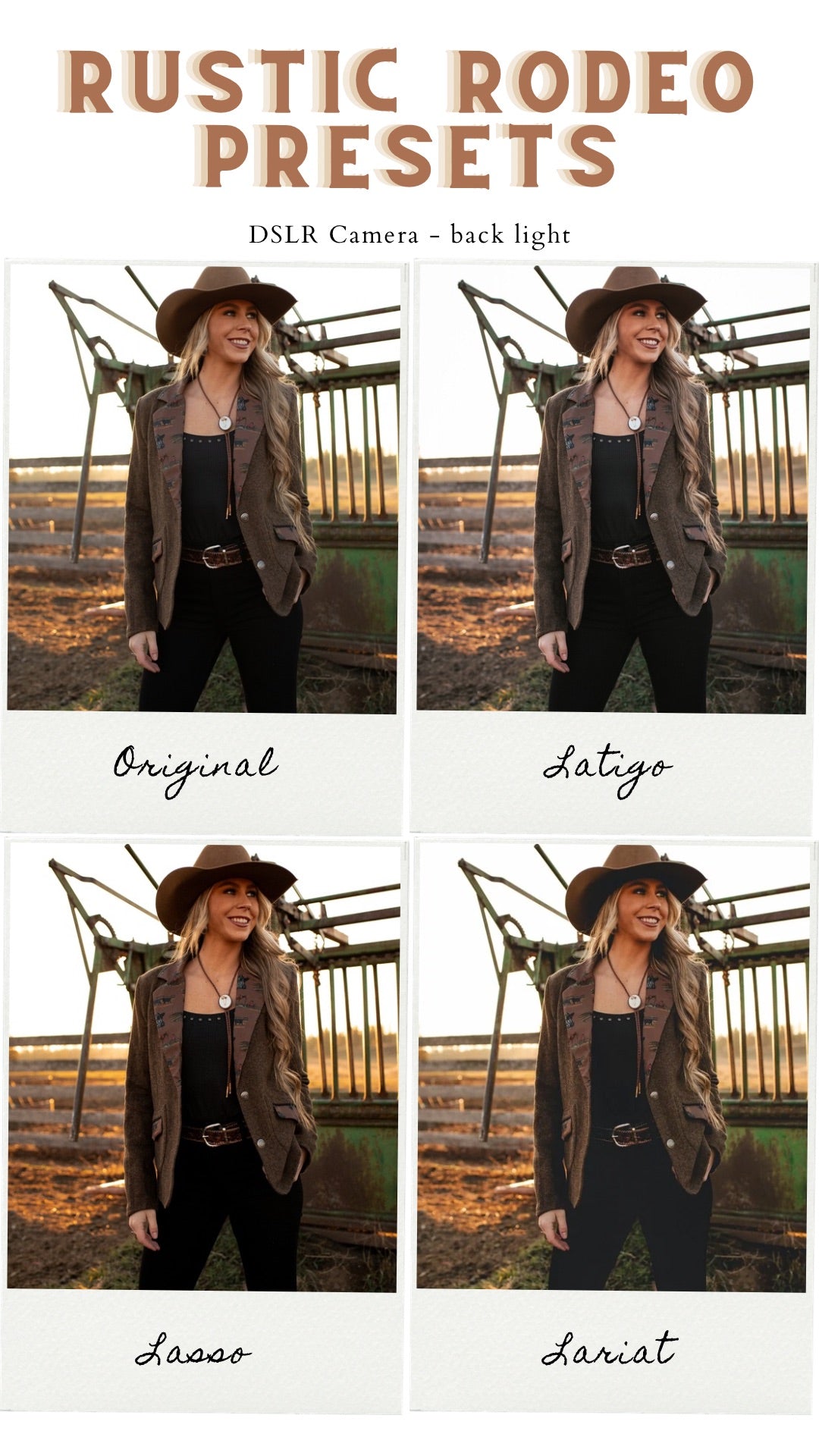 Rustic Rodeo Presets – Shop West Desperado