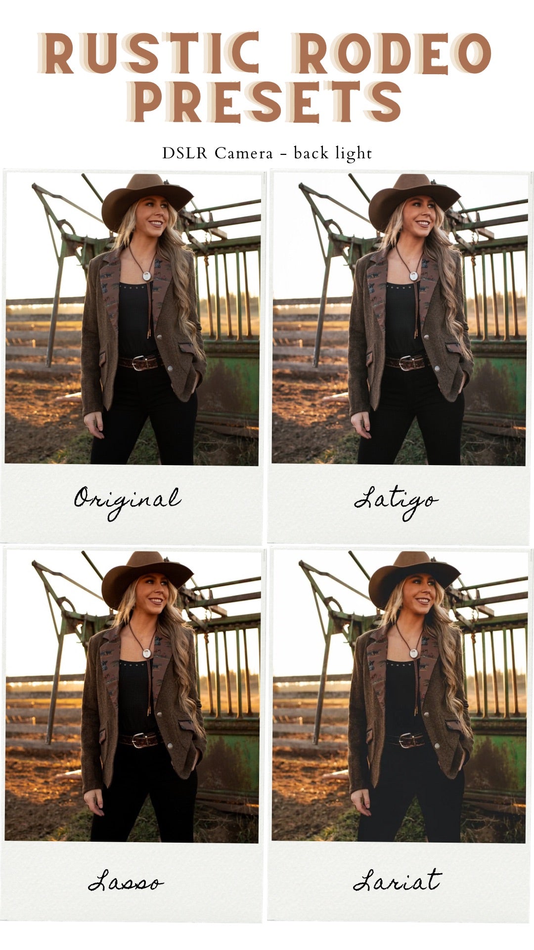 Rustic Rodeo Presets